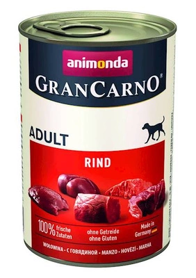 ANIMONDA GranCarno Adult Dog smak: Wołowina 400g