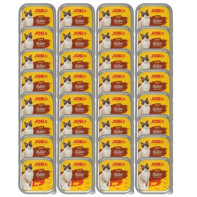 JOSERA JosiCat Pate z wołowiną 32x100g