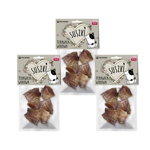 Paka Zwierzaka Suszki Tchawica Wołowa 3x100g