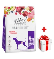 DOLINA NOTECI 4Vets Natural Gastro Intestinal karma suszona dla psów z zaburzeniami trawienia 1kg + niespodzianka dla psa GRATIS!