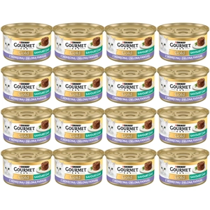 Purina Gourmet Gold Savoury Cake z jagnięciną i zieloną fasolką 48x85g