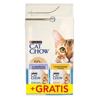 PURINA Cat Chow 3in1 Karma bogata w indyka 1,5kg + 2 saszetki GRATIS