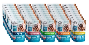 Frendi kawałki w delikatnym sosie z kurczakiem dla kota 45x100g 5 smaków