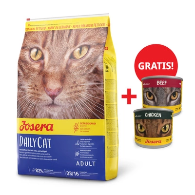 Josera Daily Cat 10kg + 2x puszka 200g GRATIS!!