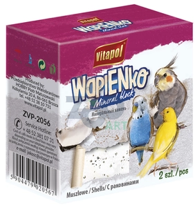 VITAPOL Wapienka dla ptaków z muszlami 2szt.