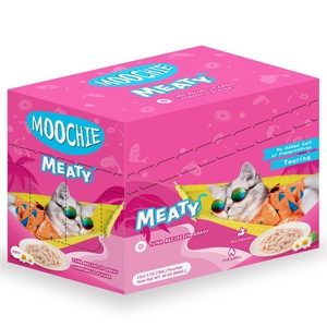 MOOCHIE Tuna In Gravy 12x70g mokra karma dla kota (Tuńczyk i rumianek w sosie)