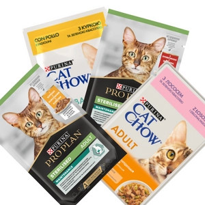 PURINA Cat Chow/ Pro Plan 85g - wysyłka losowa