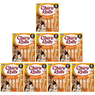 INABA Churu Rolls Dla Psa Kurczak 8x(8x12g)