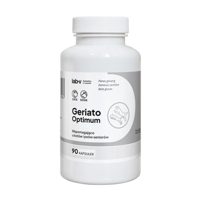 Lab-v Geriato Optimum – Wspomaganie zdrowia seniorów dla psów i kotów 90 kapsułek