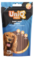 UNIQ PETS przysmaki dla psa 80g paluszki z wołowiny