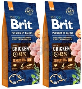 BRIT Premium By Nature Senior S+M 2x15kg