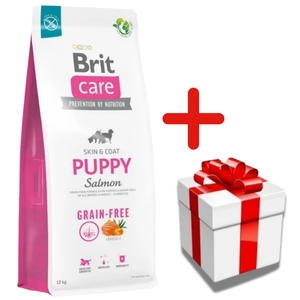 BRIT CARE Dog Grain-free Puppy Salmon 12kg + NIESPODZIANKA DLA PSA GRATIS!!