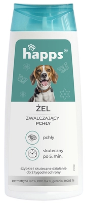 HAPPS - żel zwalczający pchły 150ml