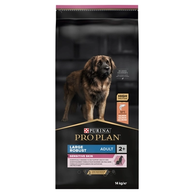 PRO PLAN Sensitive Skin Large Robust Adult Karma dla psów bogata w łososia 14kg  / Opakowanie uszkodzone (7046,7274,7474,3502) !!! 