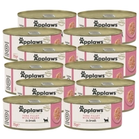 Applaws Cat Tuńczyk z krewetkami 12x70g PUSZKA