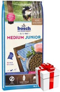 Bosch Junior Medium (nowa receptura) 15kg + Niespodzianka dla psa GRATIS