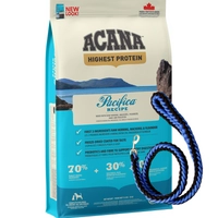 ACANA REGIONALS Pacifica Dog 11,4kg + Smycz pleciona gruba 120cm