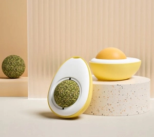 NUXIE® Zabawka dla kota jajko kocimiętka w kulce