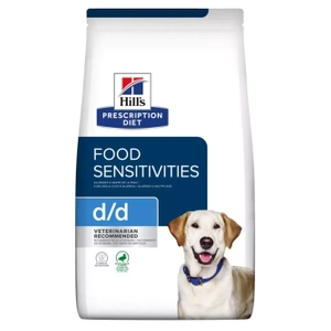 HILL'S PD Prescription Diet Canine d/d Kaczka i Ryż (Duck and Rice) 12kg\ Opakowanie uszkodzone (3699) !!!