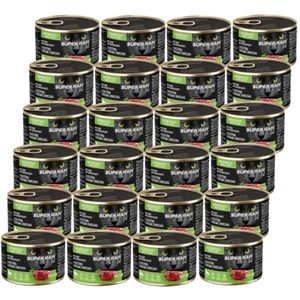 DOLINA NOTECI Super Rafi Cat P&F z dziczyzną i sercami z kurczaka 24x185g