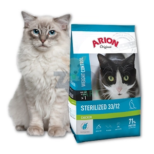 ARION Original Sterilized 33/12 Chicken 7,5kg