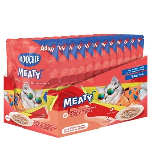 MOOCHIE Tuna & Kanikama In Jelly 12x70g mokra karma dla kota (Tuńczyk i paluszki krabowe w galaretce)