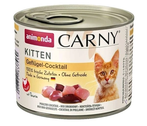 ANIMONDA Cat Carny Kitten smak: koktajl drobiowy 200g