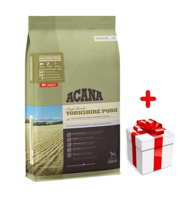 ACANA SINGLES Yorkshire Pork 11,4kg + niespodzianka dla psa GRATIS!