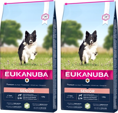 EUKANUBA Mature&Senior All Breeds Lamb & Rice 2x12kg