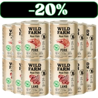 WILD FARM Pate Lamb/Pork 12x800g bezglutenowa karma dla psa