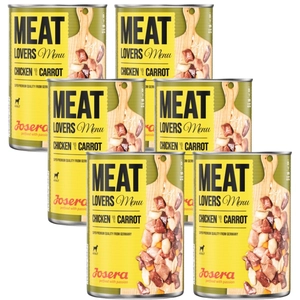 JOSERA Meatlovers Menu Kurczak z marchewką 6x800g