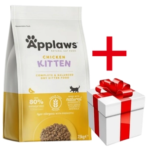 Applaws Kitten Chicken Sucha Karma dla kociąt 7,5kg + niespodzianka dla kota GRATIS!