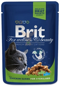 BRIT Cat Sterilised KURCZAK  100g