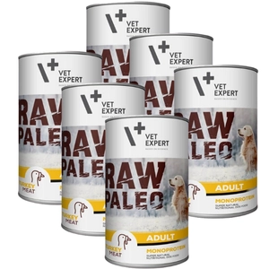 Vetexpert RAW PALEO adult turkey 6x400g - indyk puszka