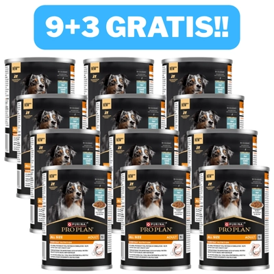 PRO PLAN Everyday Nutrition Adult Karma dla psów bogata w rybę w galaretce 400g 9+3 GRATIS!!