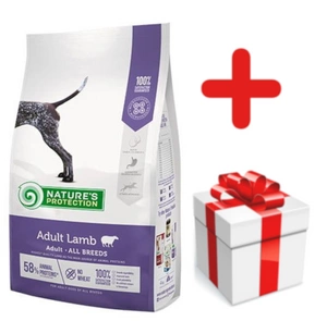 NATURES PROTECTION Lamb Adult 12kg + NIESPODZIANKA DLA PSA GRATIS