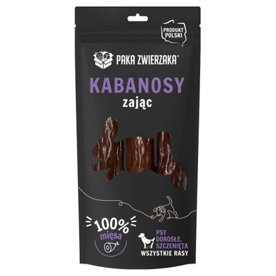 PAKA ZWIERZAKA- Kabanosy z zająca 3 szt (80g) - PRODUKT GRATISOWY!!!