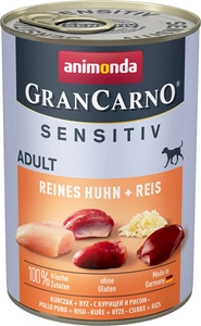 ANIMONDA GranCarno Sensitiv Adult Dog smak: Kurczak + ryż 400g
