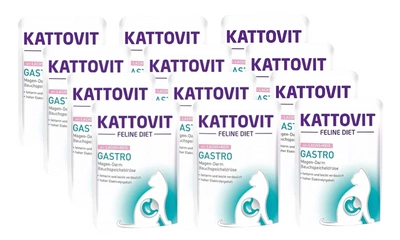 Kattovit Gastro łosoś 12x85g saszetka