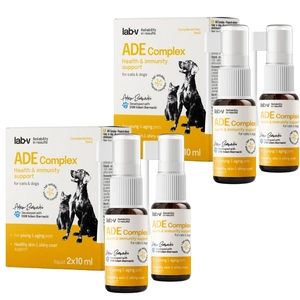 Lab-v ADE Complex – Kompleks witamin A, D i E w formie spreju dla psów i kotów 2x10ml