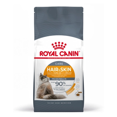 ROYAL CANIN Hair&Skin Care 4kg karma sucha dla kotów dorosłych, lśniąca sierść i zdrowa skóra/Opakowanie uszkodzone (2664) !!!
