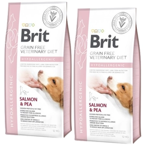 Brit GF veterinary diets dog Hypoallergenic 2x12 kg 