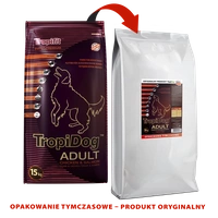 TROPIDOG Super Premium adult medium & large breed kurczak i łosoś 15kg