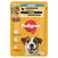 PEDIGREE Adult saszetka 100g - mokra karma dla psów z kurczakiem i warzywami w sosie