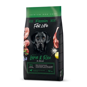 FITMIN For Life Lamb & Rice 12kg opakowanie uszkodzone (2176)