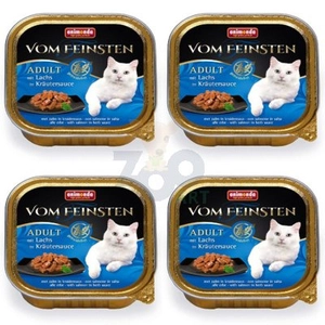 ANIMONDA Cat Vom Feinsten adult NoGrain Łosoś w sosie ziołowym 32x100g SUPER CENA