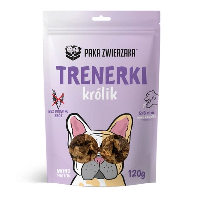 PAKA ZWIERZAKA -Trenerki Królik 120g