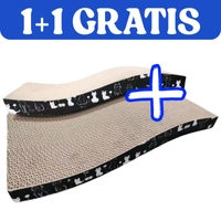 Kartonowy drapak dla kota fala