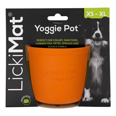 Lickimat® Yoggie Pot Pomarańczowy