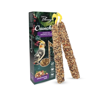 SING&SONG cruncher dla średnich papug 85g orzechowy